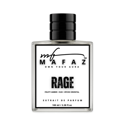 Mafaz Rage Fruity Amber Oud Perfume Bottle