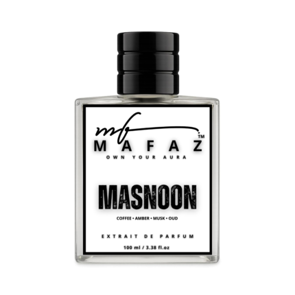 Mafaz Masnoon Coffee Oud Extrait Perfume Bottle