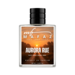 Mafaz Aurora Rue Fresh Smoky Woody Extrait Perfume Bottle